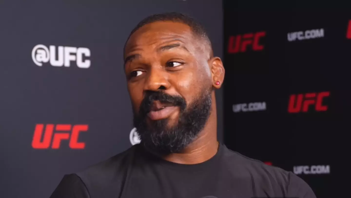 Jon Jones responds to Matt Riddle's high school wrestling claim, setting the record straight in a social media post.