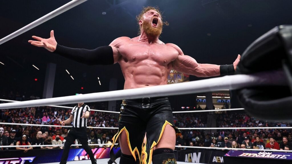 Buddy matthews appearing during a world series wrestling event ahead of his scheduled 2026 return tour. - tjr wrestling