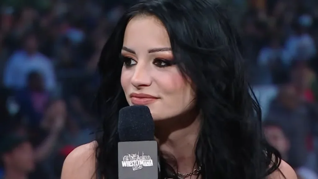 Paige during her wwe return after receiving medical clearance ahead of wrestlemania 42.
