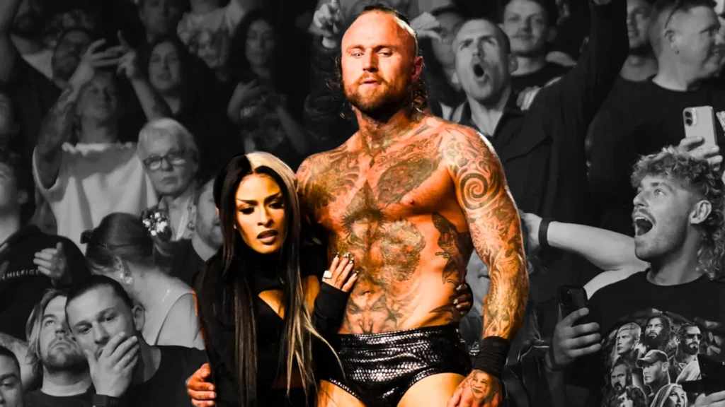 Aleister black stands inside a wwe ring during a live event, looking focused as speculation grows about his future following his wwe release.