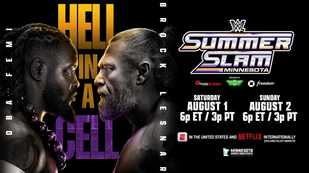 Jeff hardy and umaga in a classic summerslam moment - tjr wrestling Jeff hardy and umaga battle over a championship ladder during one of wwe summerslam's most memorable moments.
