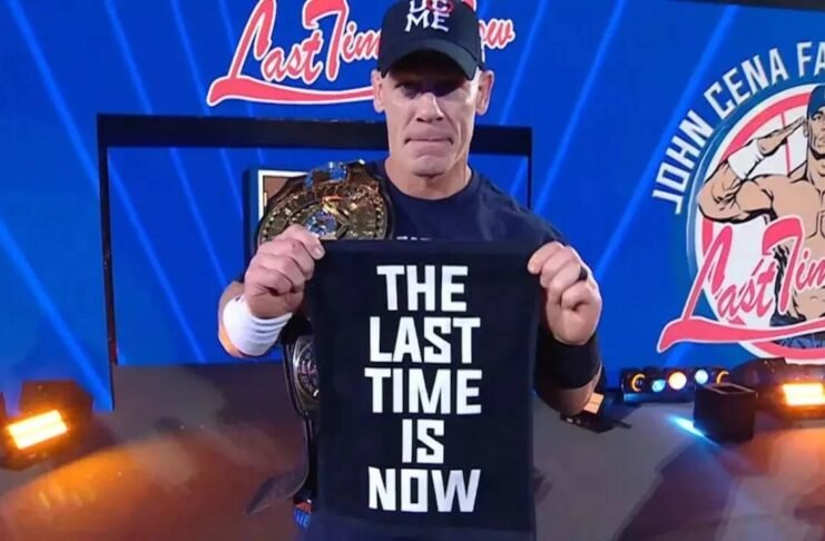 John Cena speaks during an interview at San Diego Comic-Con, discussing the fears he overcame while filming Matchbox: The Movie.