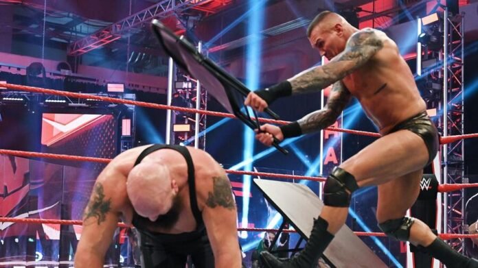 WWE Superstars compete during the July 20 episode of Monday Night RAW at Little Caesars Arena in Detroit ahead of SummerSlam 2026.