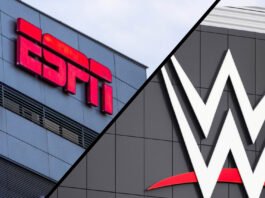 ESPN Rejects New Claims Over WWE Contract Expiration ESPN and WWE logos displayed side by side as reports suggest major changes coming to WWE Premium Live Events.